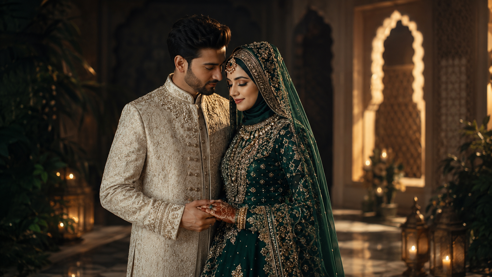 Islamic Nikah Theme - Online Wedding Card Design